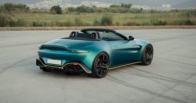 Aston Martin Vantage roadster lateral