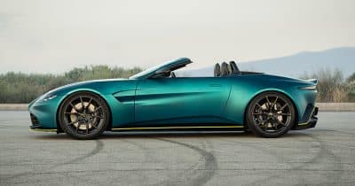 Aston Martin Vantage roadster side view