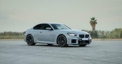 BMW M2 front side view min